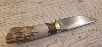 Recurve Deer Antler Knife