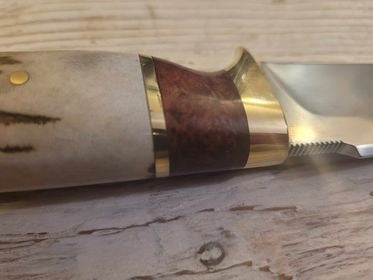 Recurve Deer Antler Knife