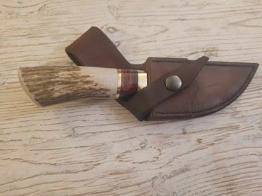 Recurve Deer Antler Knife