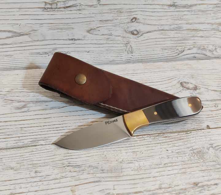 Everyday carry knife | Brown/white