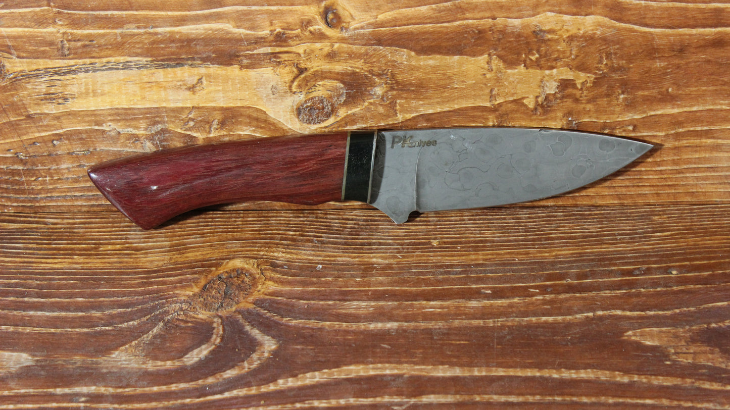 Chainsaw Damascus knife