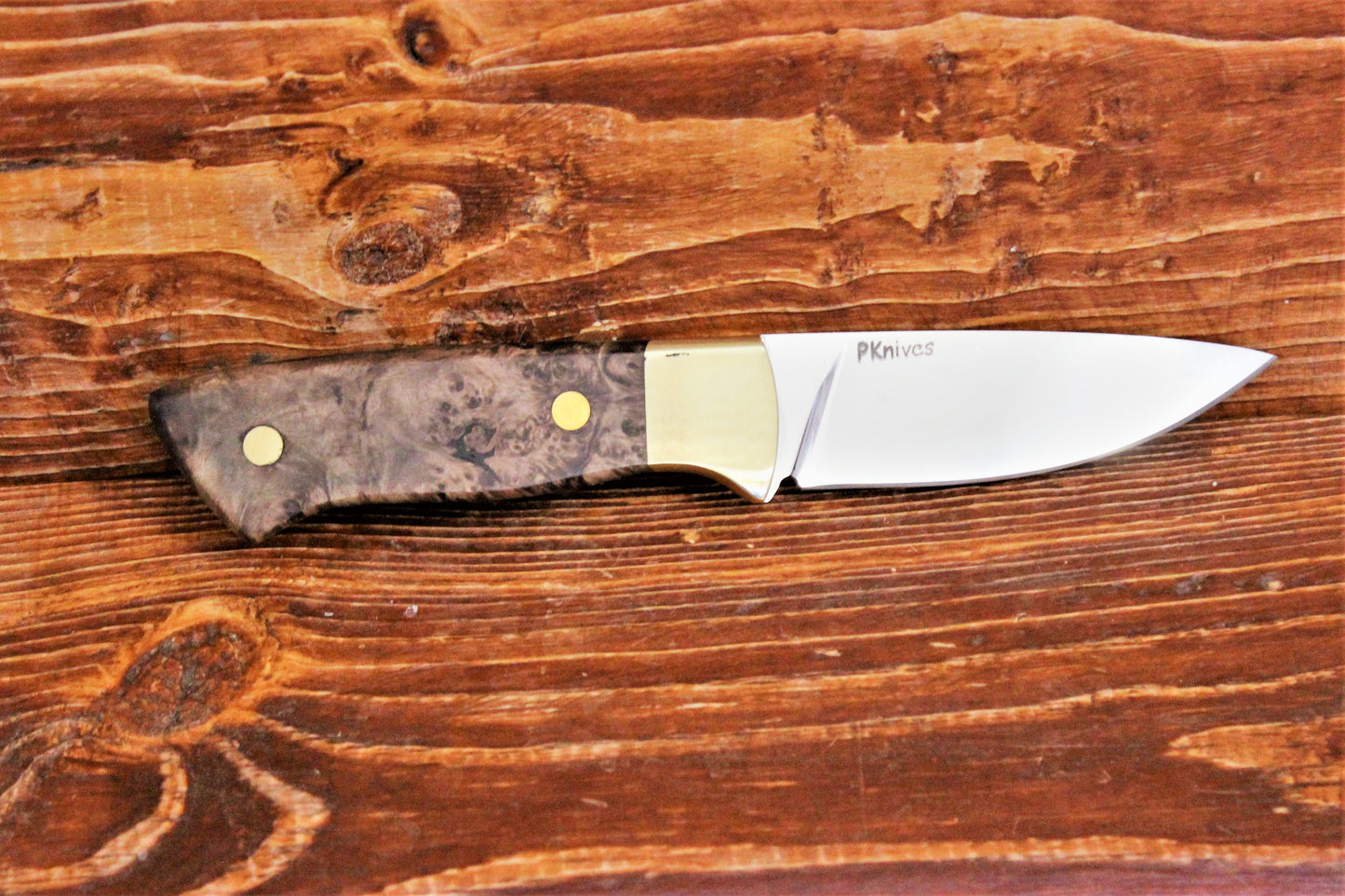 Drop Point Hunter | Burl wood